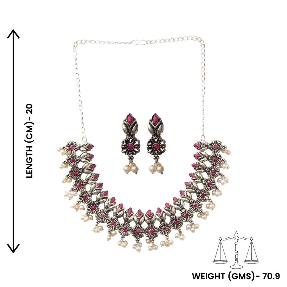 Sumedha – Stone-Studded Necklace Set