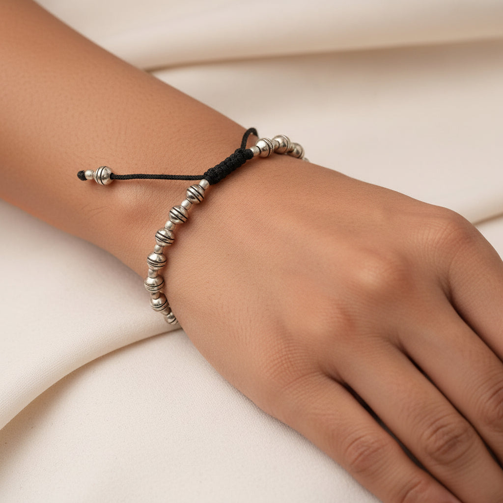 Mani- Oxidised beaded bracelet