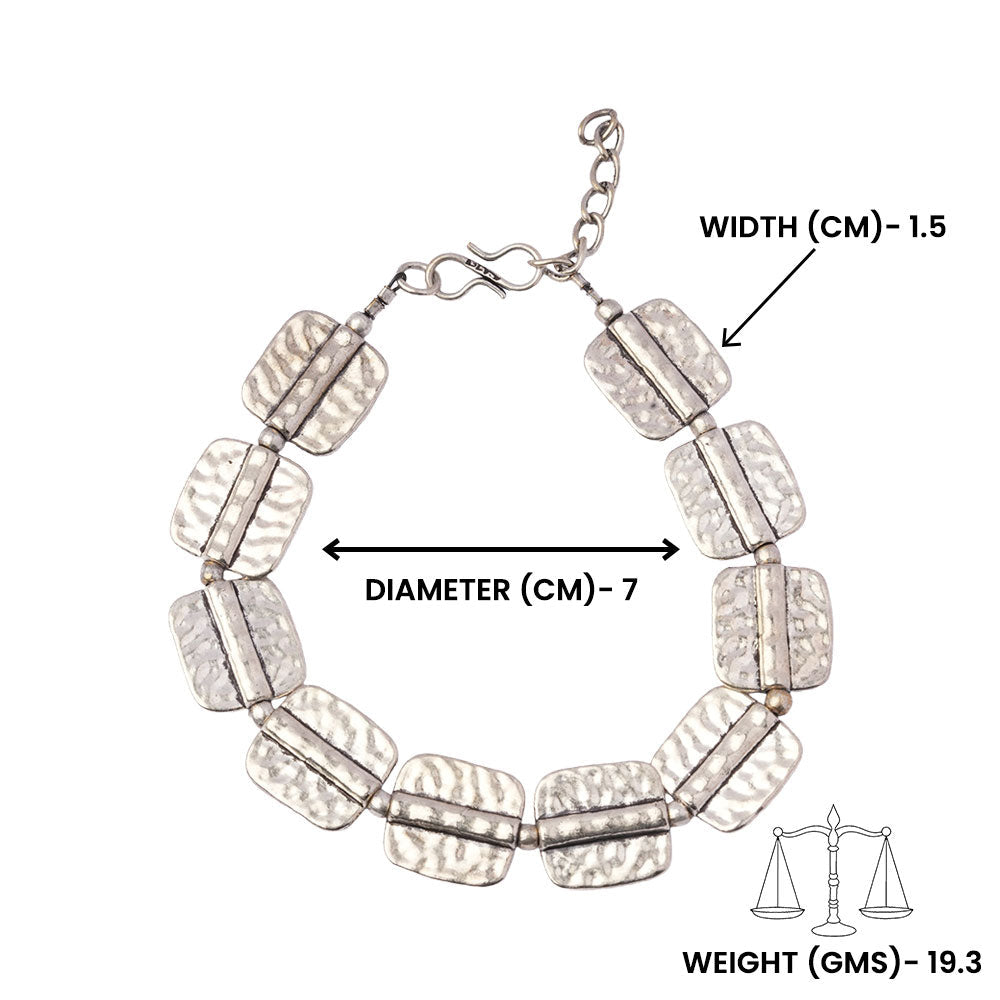 RajatKada- Oxidised beaded bracelet