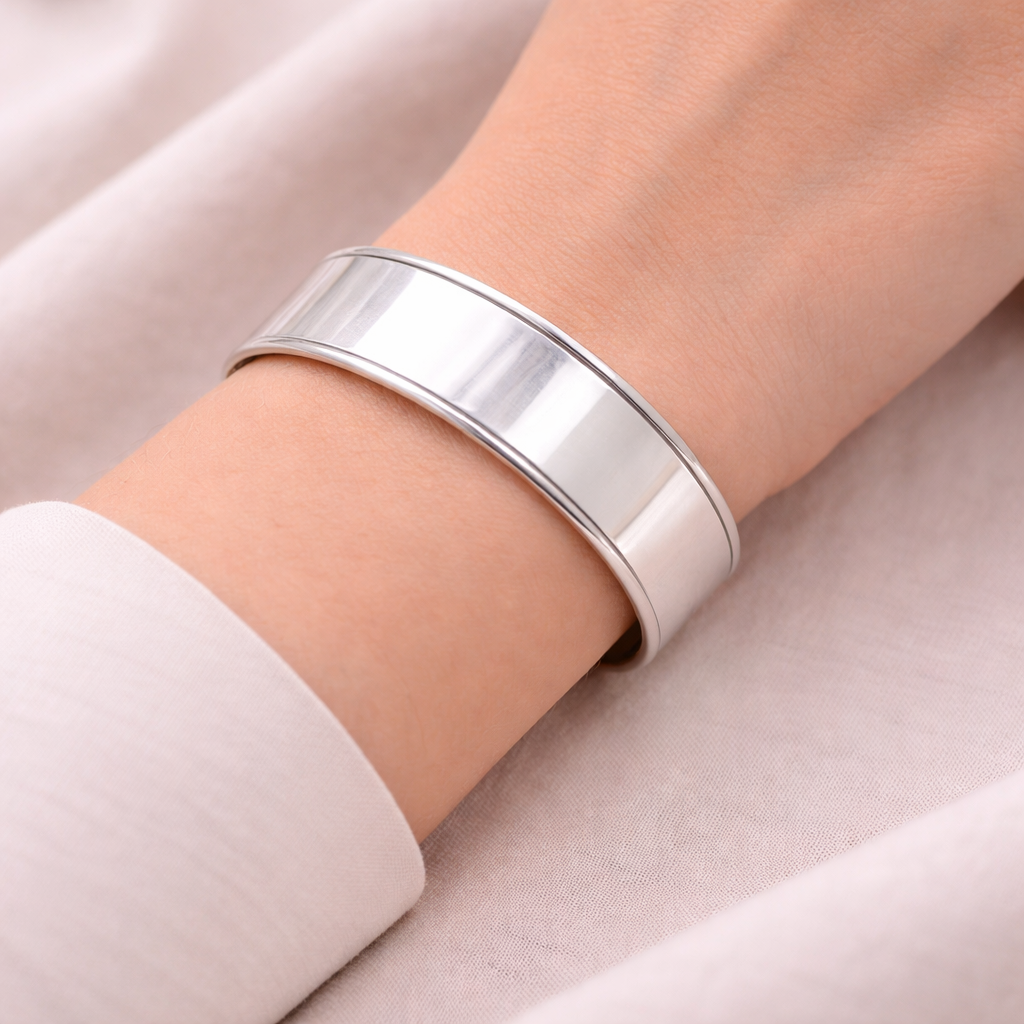 Naayab- Oxidised brass bracelet.