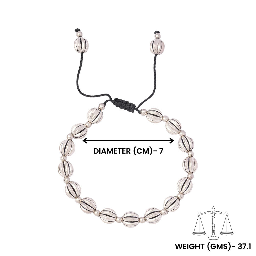 Kalyani- Oxidised beaded bracelet
