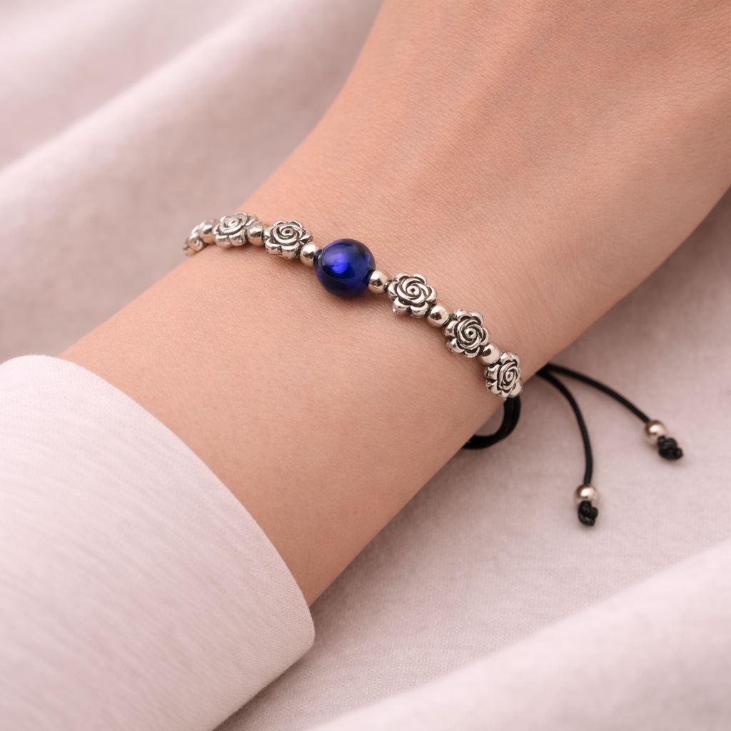 Suraksha- Oxidised beaded bracelet