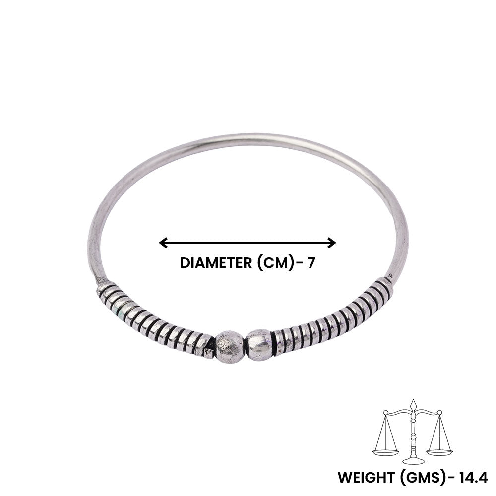 Tejas- Oxidised brass bracelet.