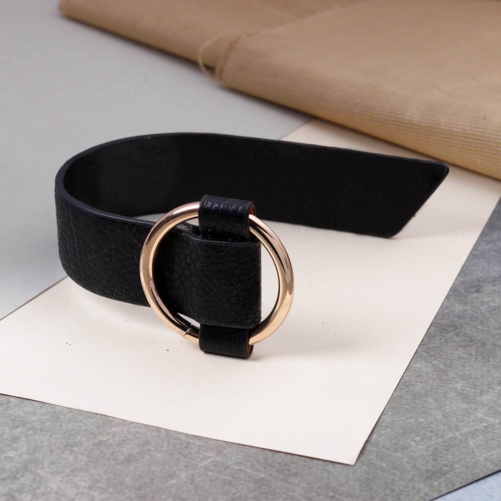 Bound Line- Statement Leather bracelet