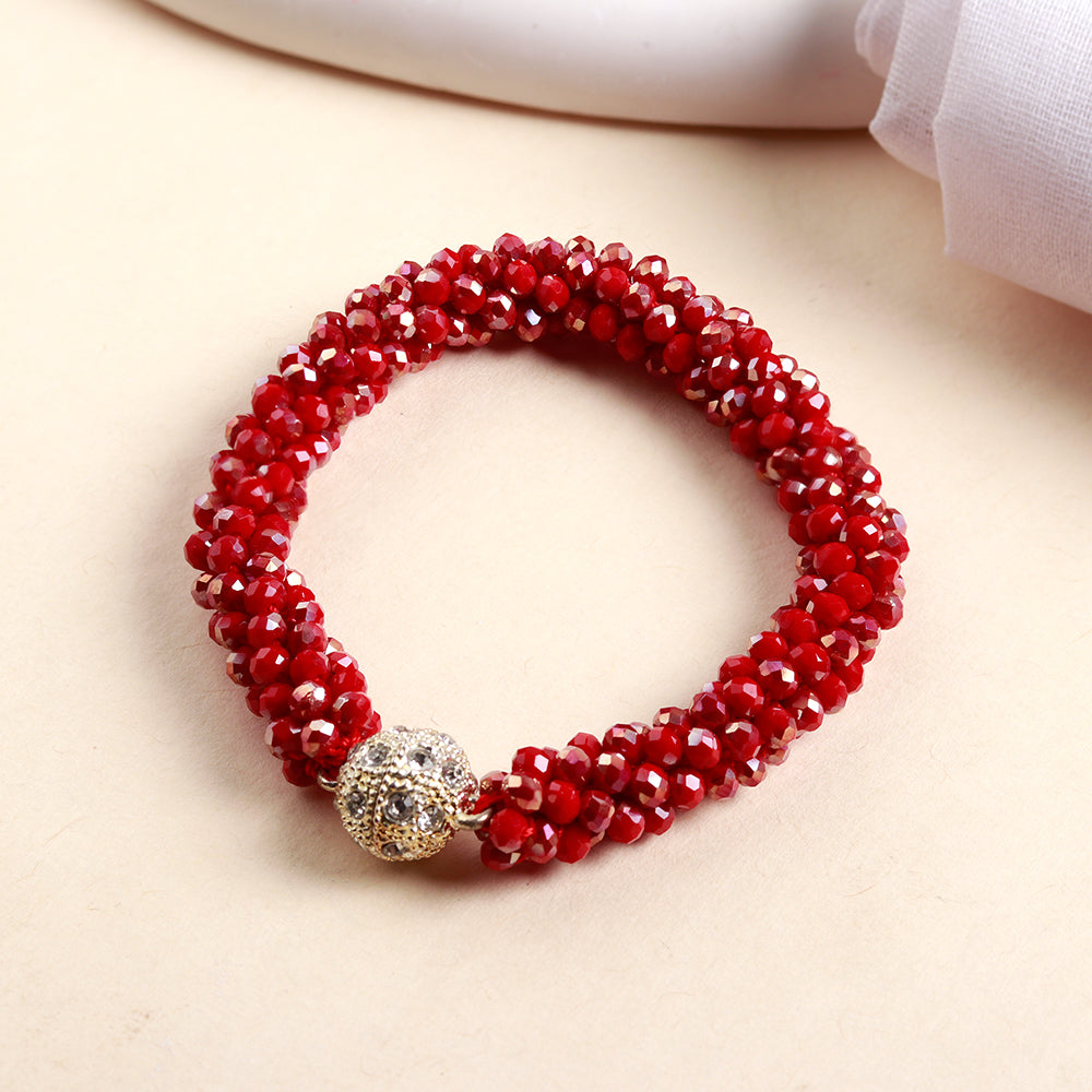 Scales and slays- Stone studded statement Bracelet
