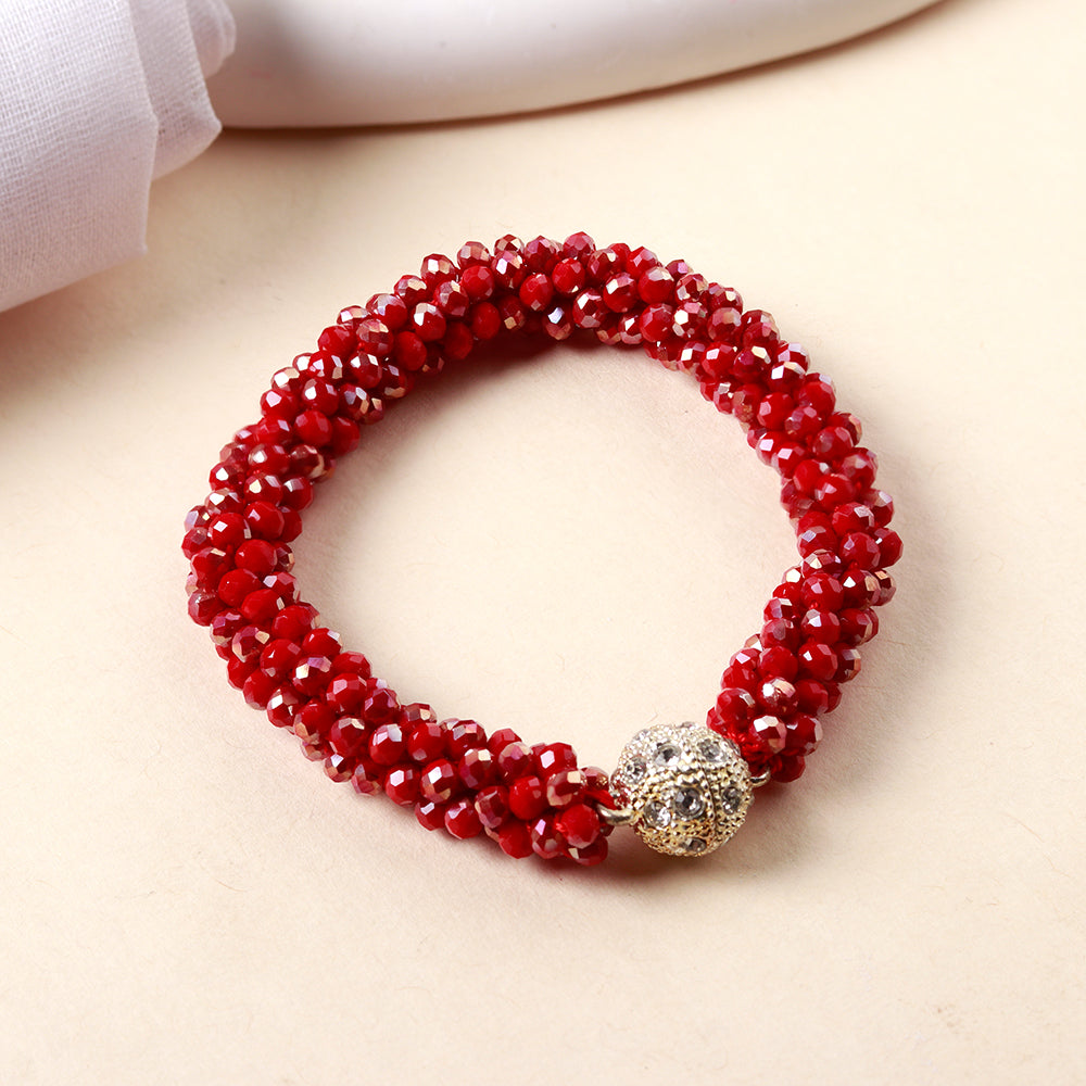 Scales and slays- Stone studded statement Bracelet