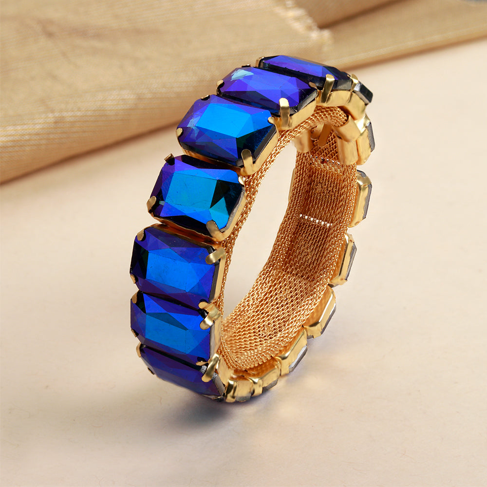 Glossy Glow- Stone studded Bracelet