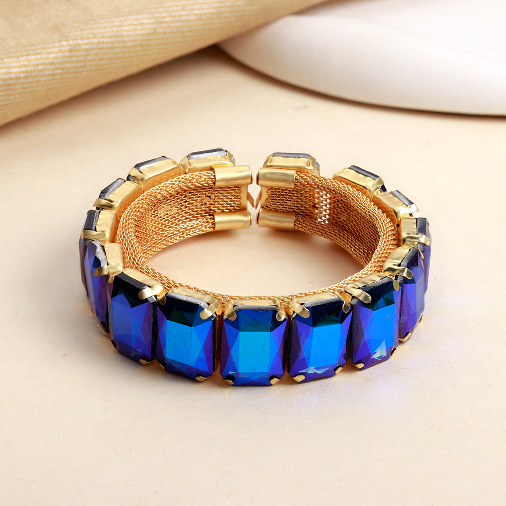 Glossy Glow- Stone studded Bracelet