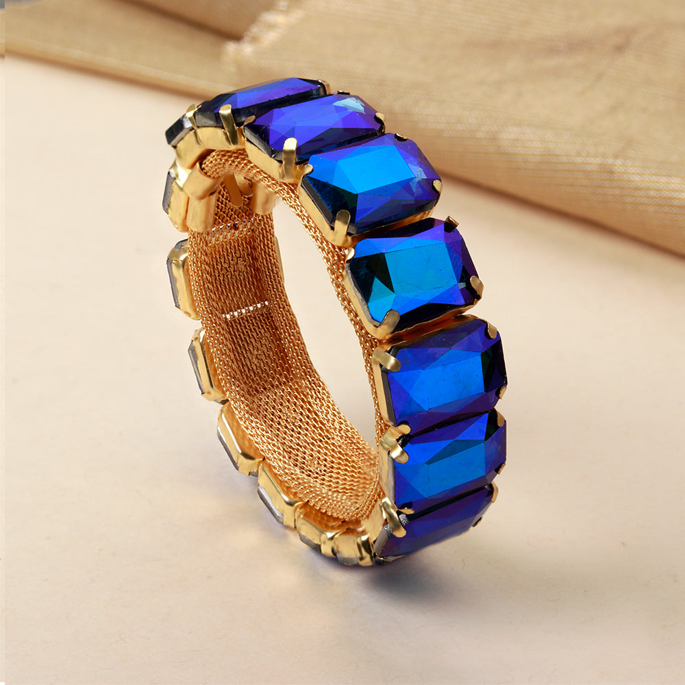 Glossy Glow- Stone studded Bracelet