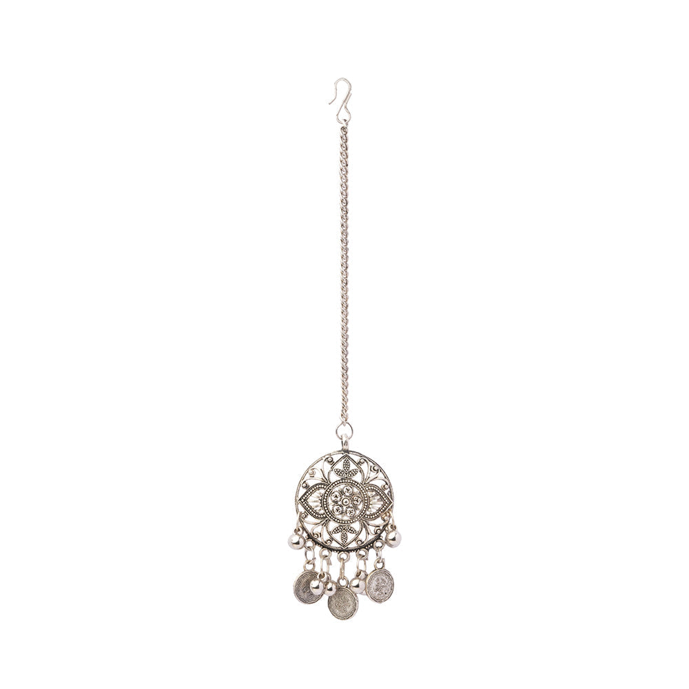 Phooltikka- Silver brass magtikka
