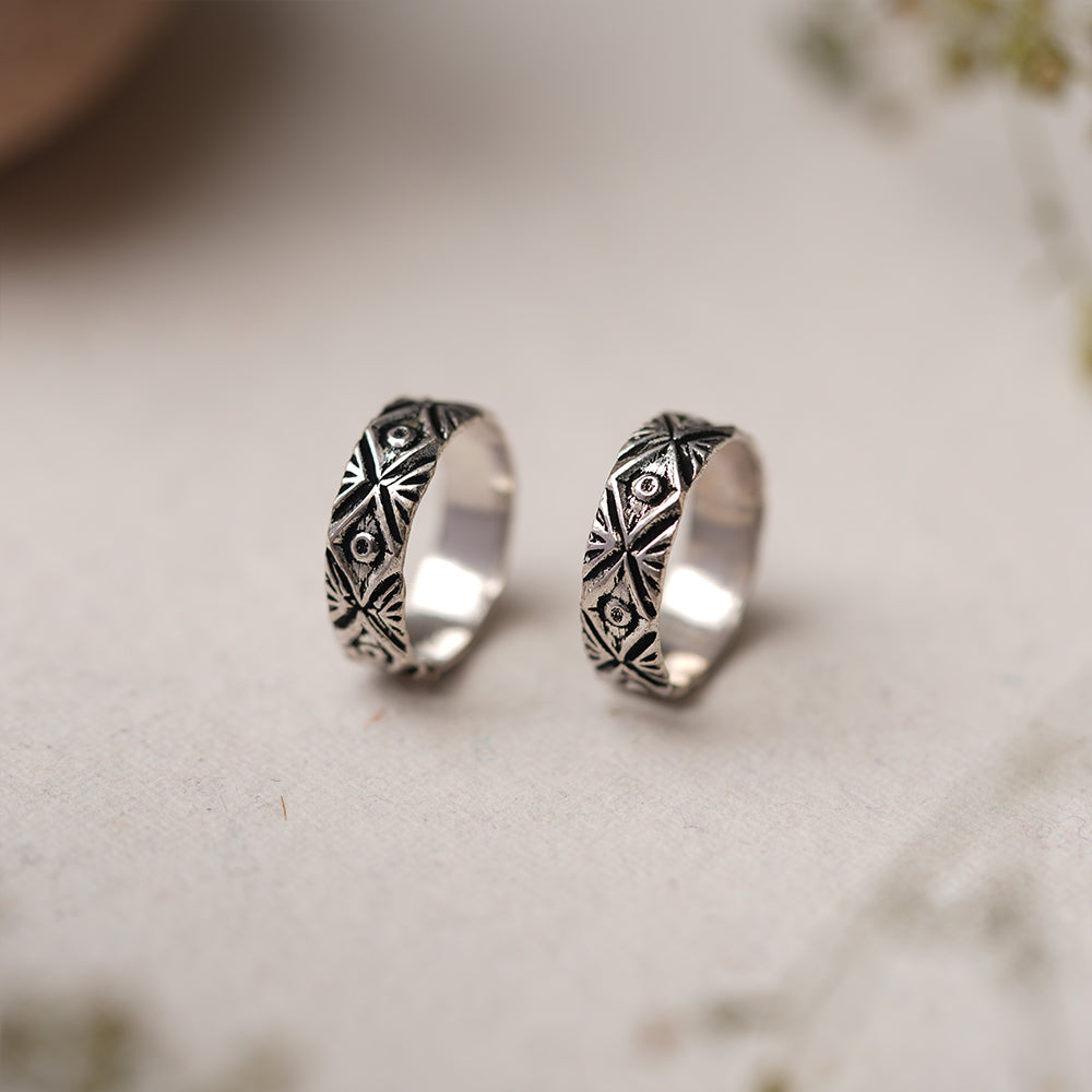 Prabha- Oxidised Brass Toe Ring