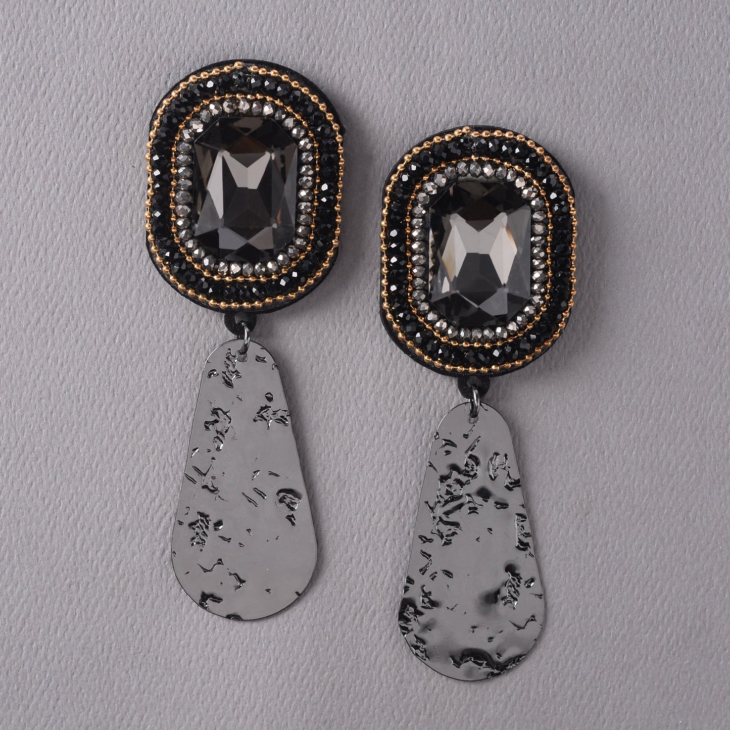 Dream Weave- Stone studded dangler earrings