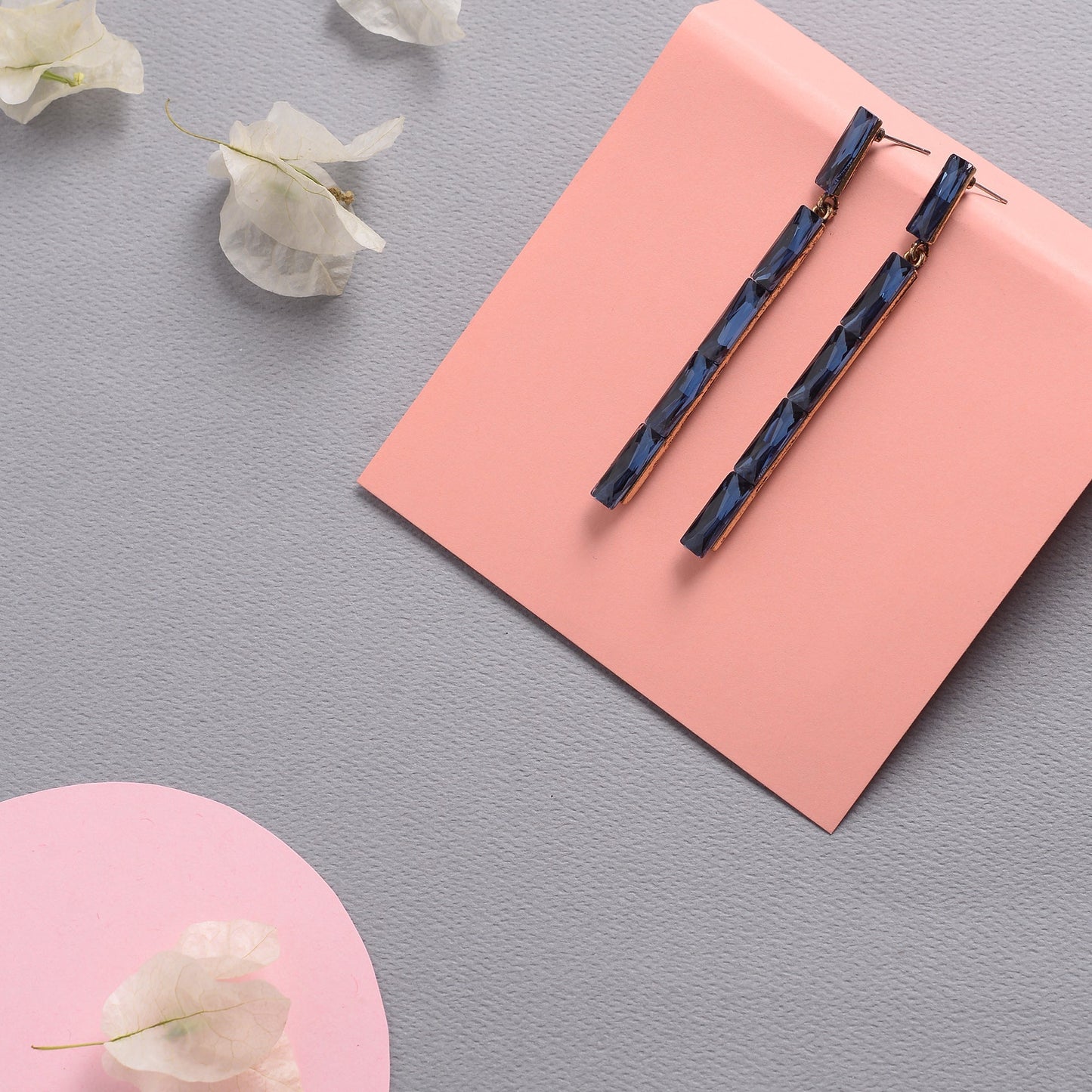 Spark Line- Minimal Long Dangler Earrings