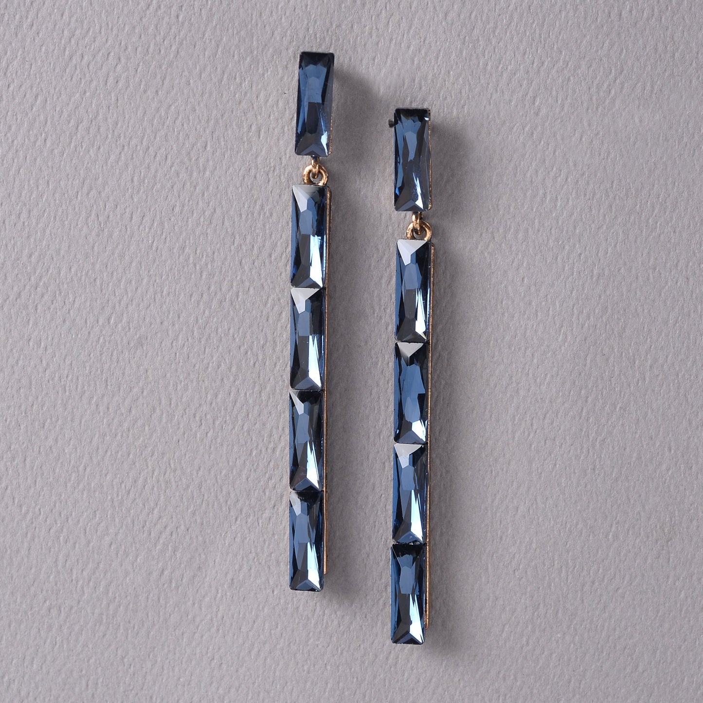 Spark Line- Minimal Long Dangler Earrings