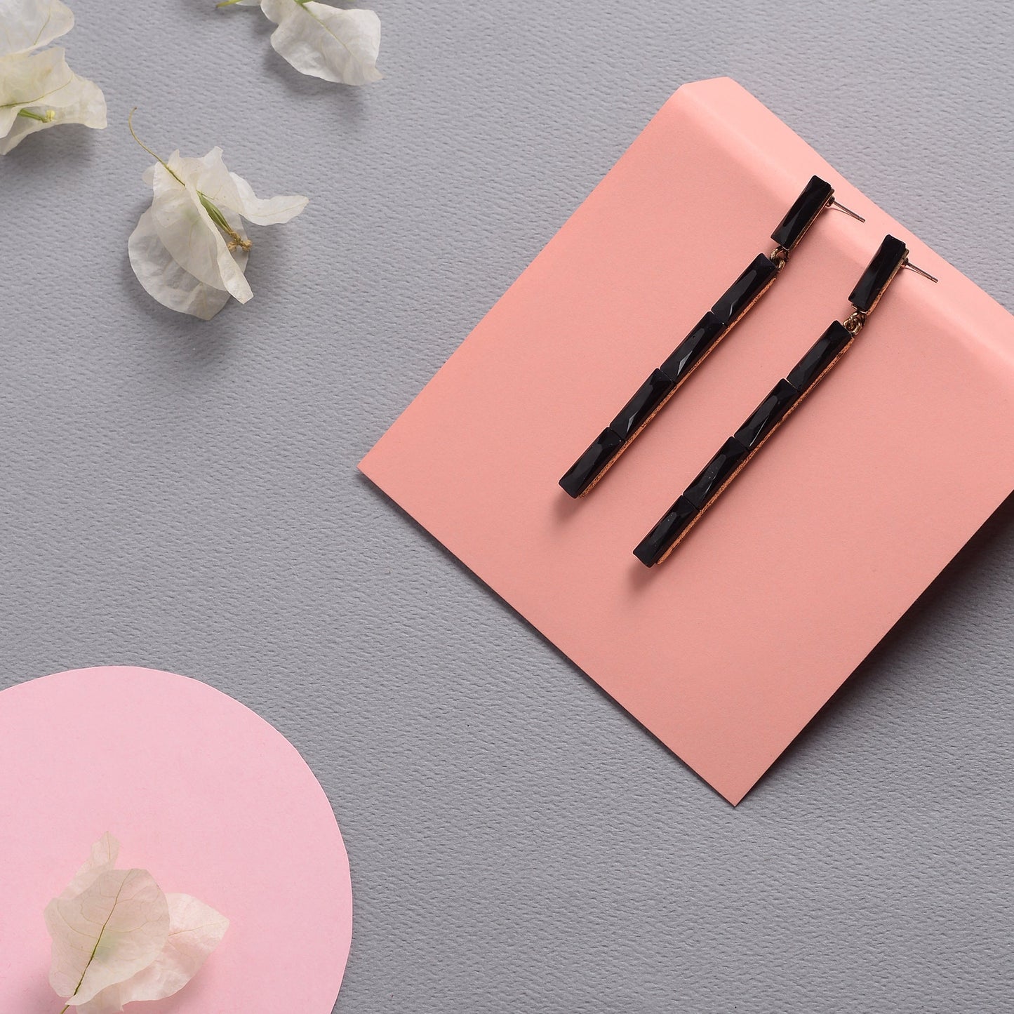 Spark Line- Minimal Long Dangler Earrings