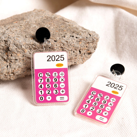 Calculator Earrings