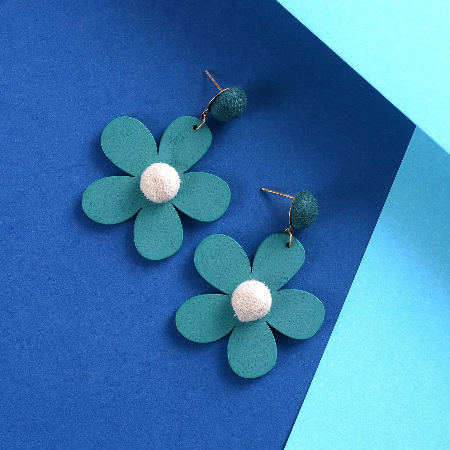 Flower fiesta- Vibrant Floret dangler earrings
