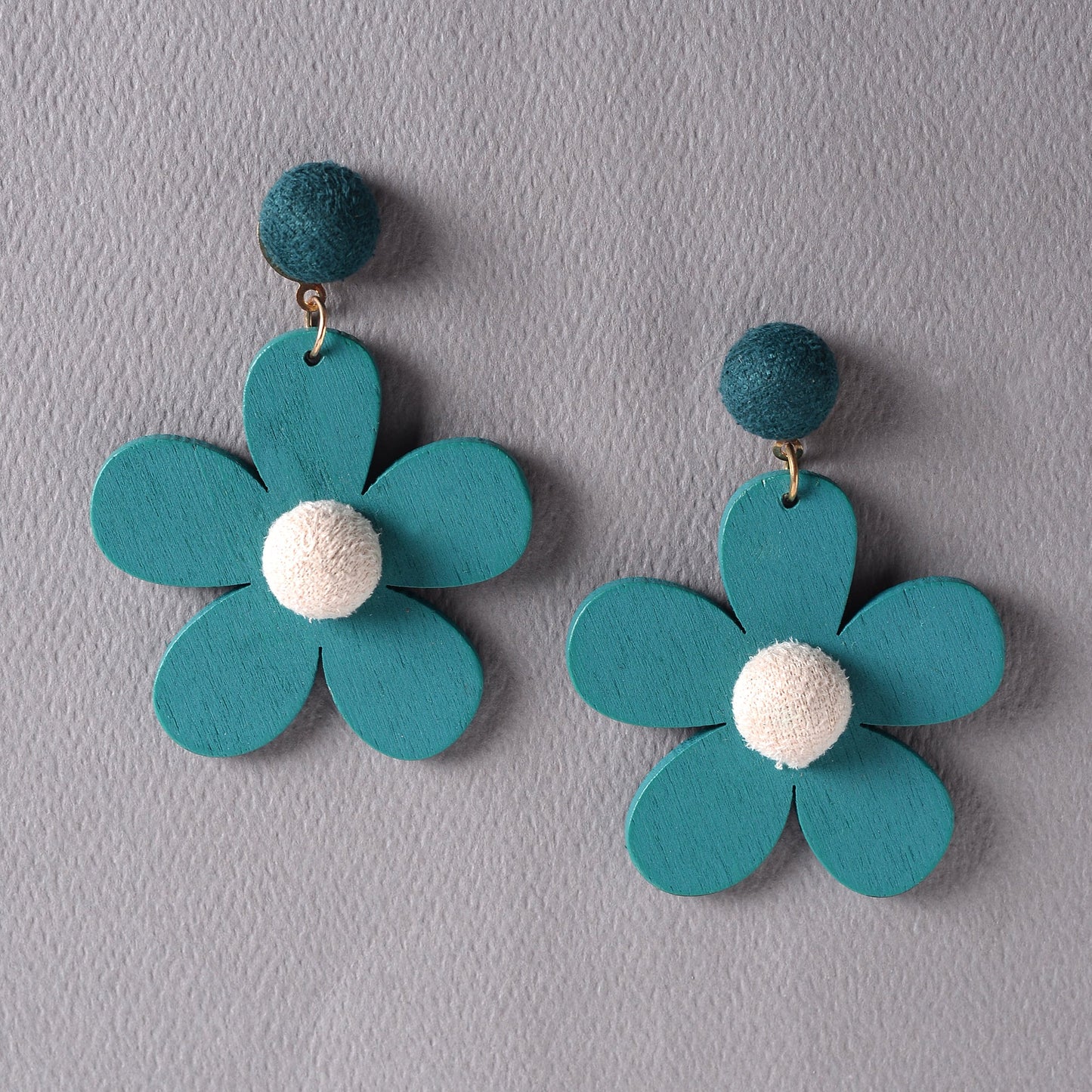 Flower fiesta- Vibrant Floret dangler earrings