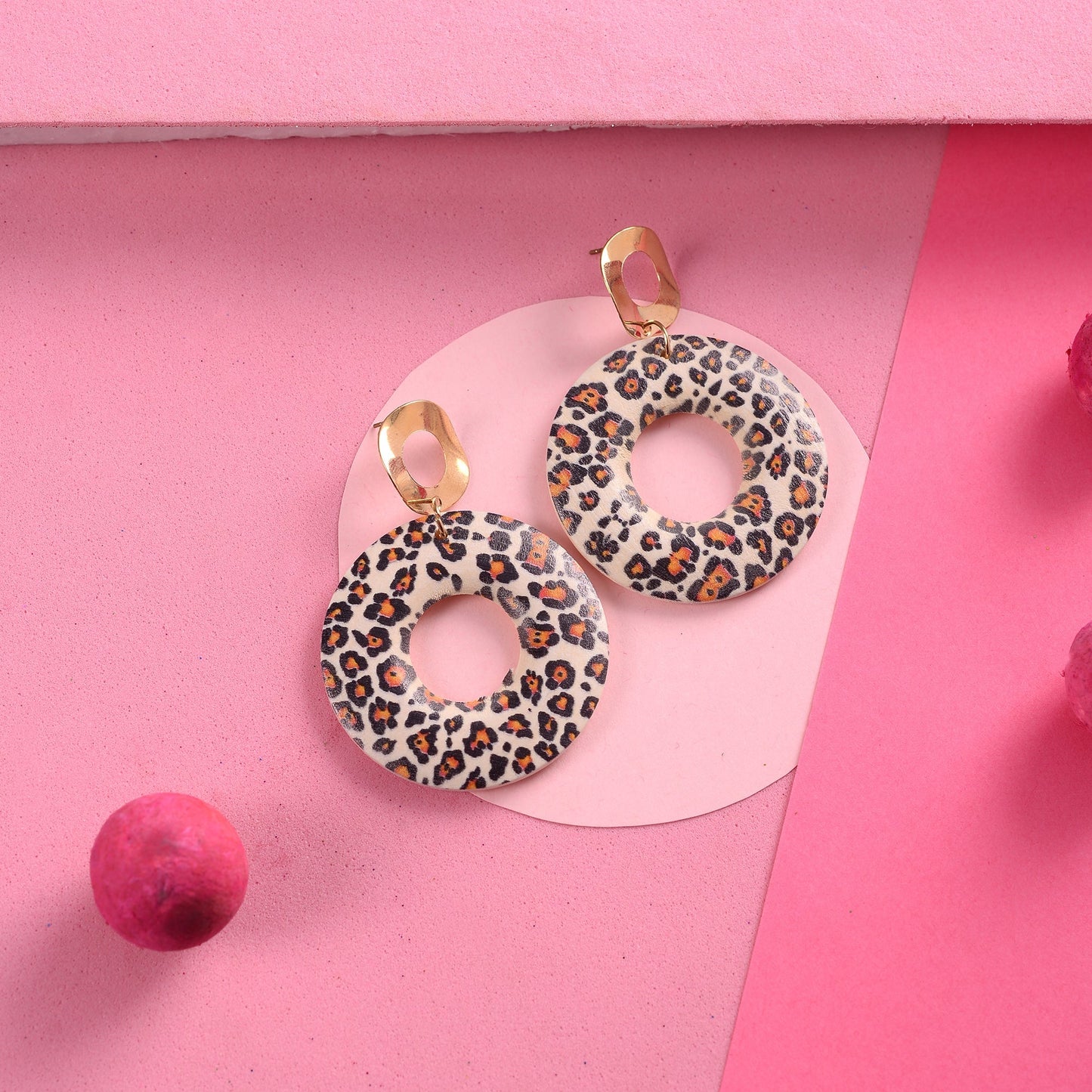 Pattern Princess- Animal printed dangler earrings