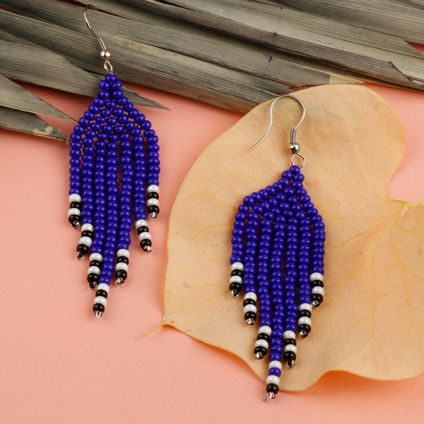 Bead Pop- Beaded dangler earrings