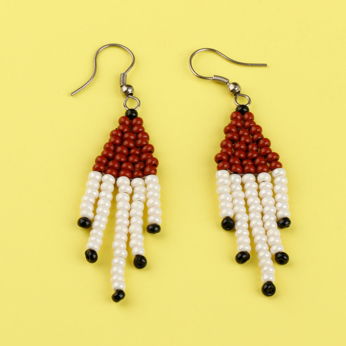 Boho Bead- Beaded dangler earrings