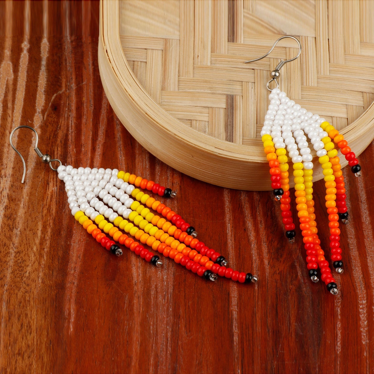 Bead Pop- Beaded dangler earrings