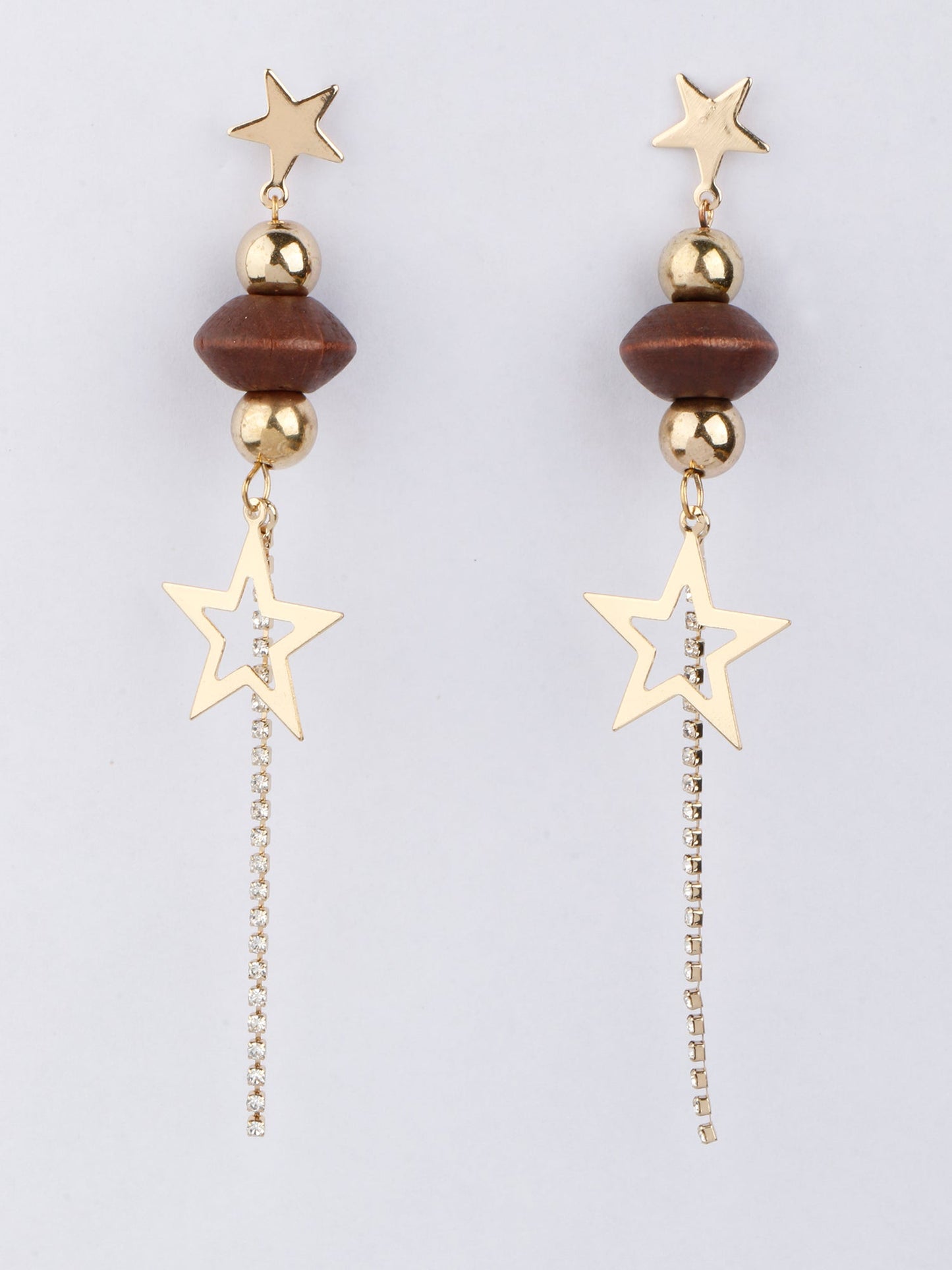 Shine star- Star shaped dangler earrings