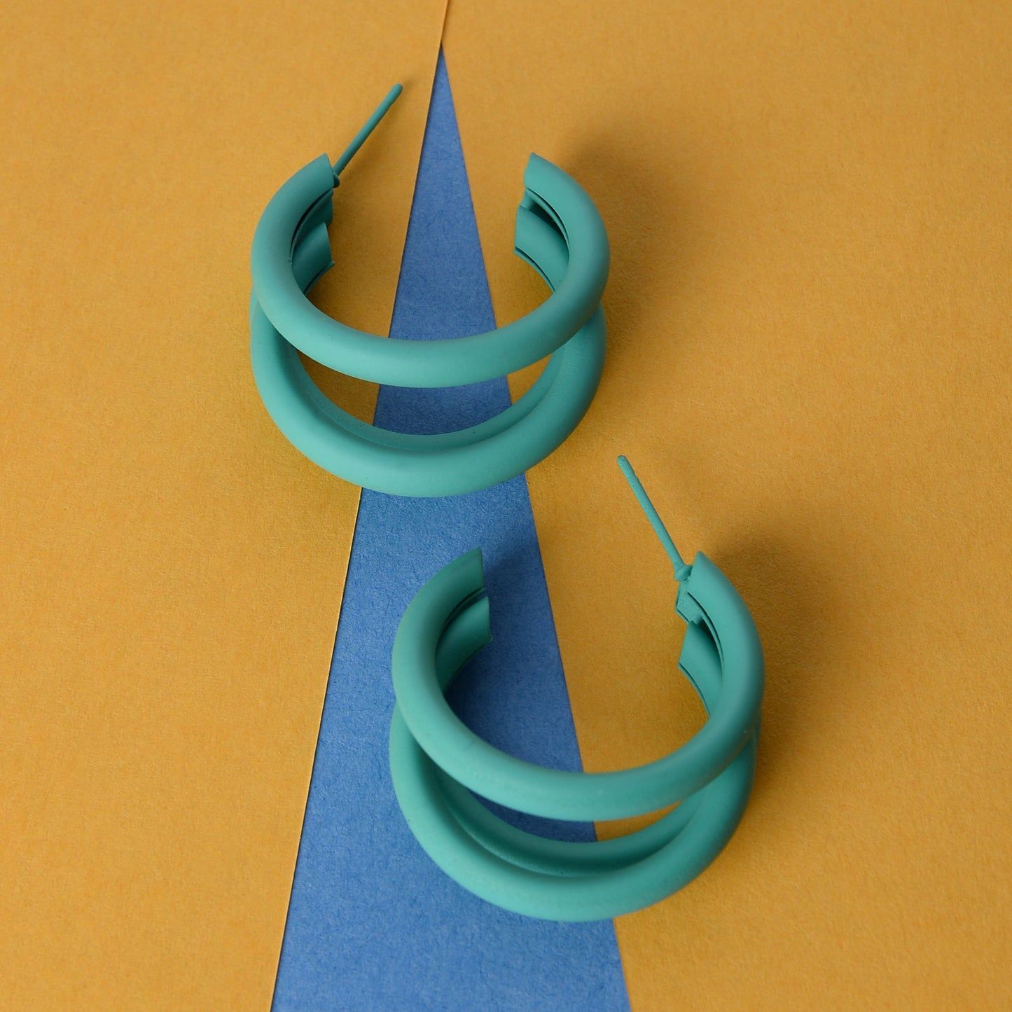 Luna Mist- Pastle hoop earrings