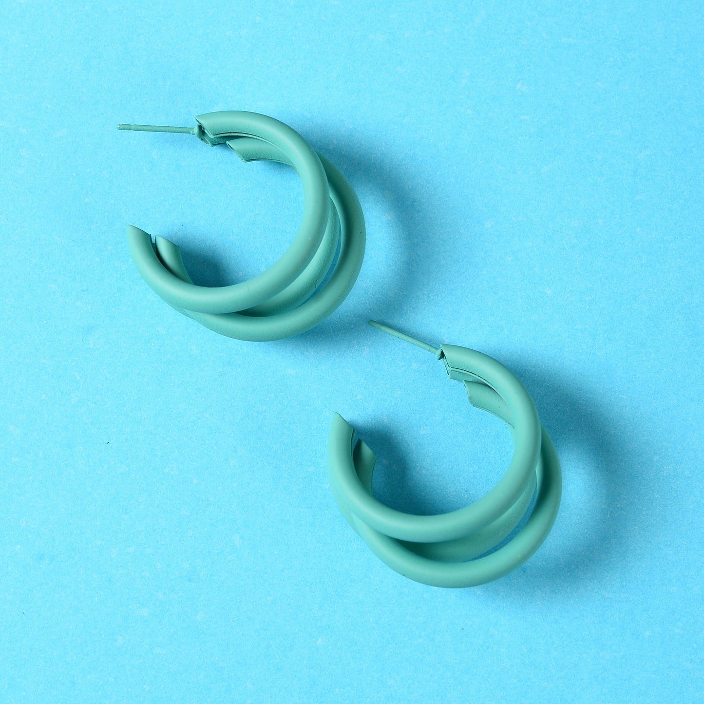 Luna Mist- Pastle hoop earrings