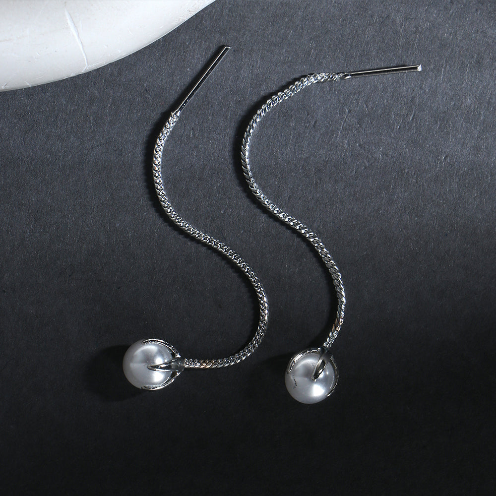 Eira Gold- Stone studded dangler earrings