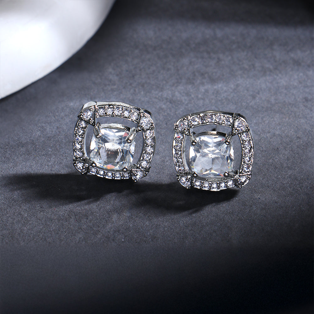 Luna Melt- Stone studded stud earrings