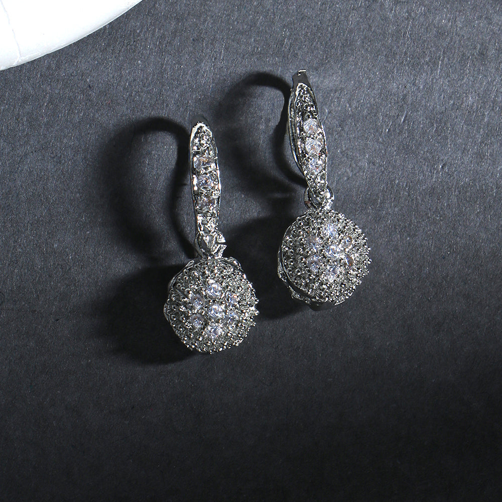 Auralis- Stone studded dangler earrings