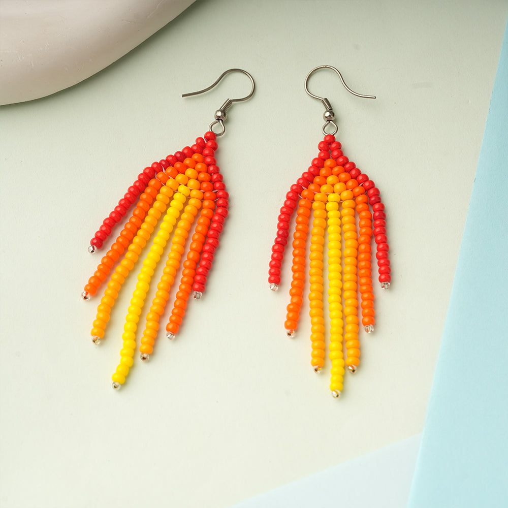 Bead Pop- Beaded dangler earrings