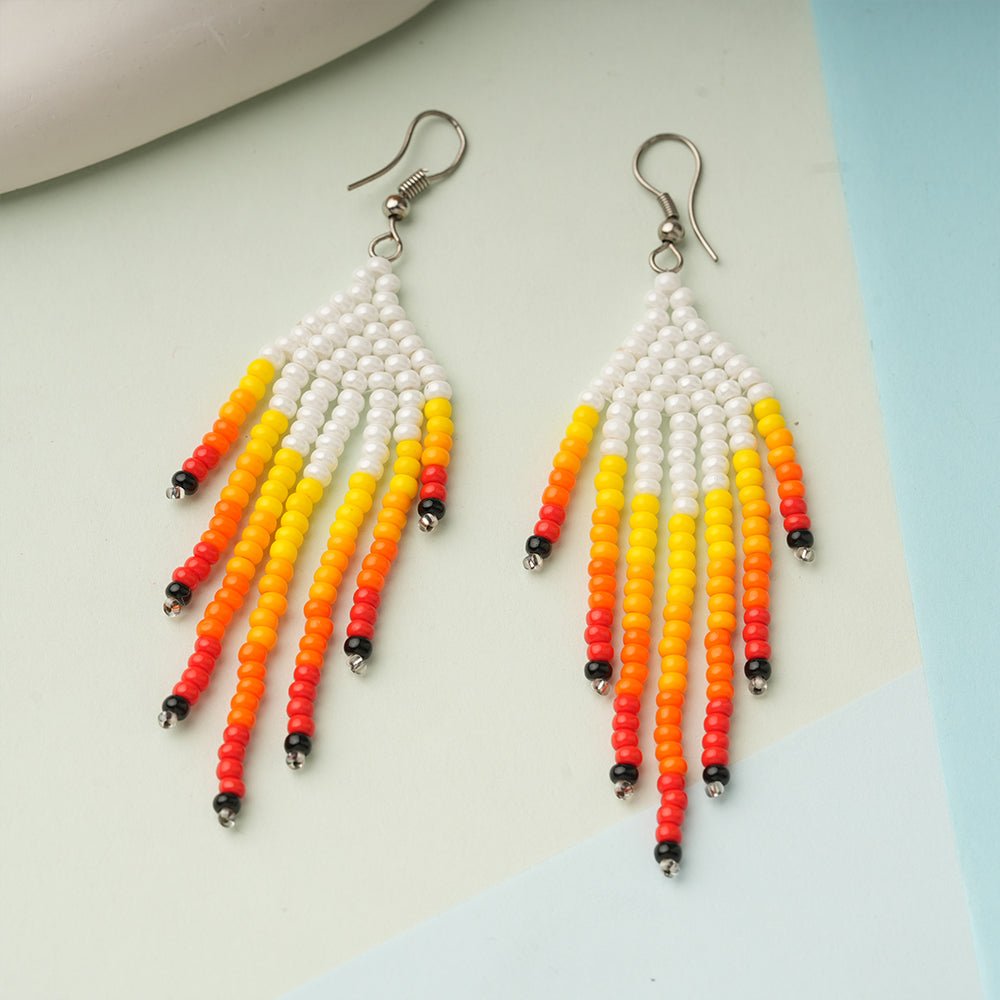 Bead Pop- Beaded dangler earrings