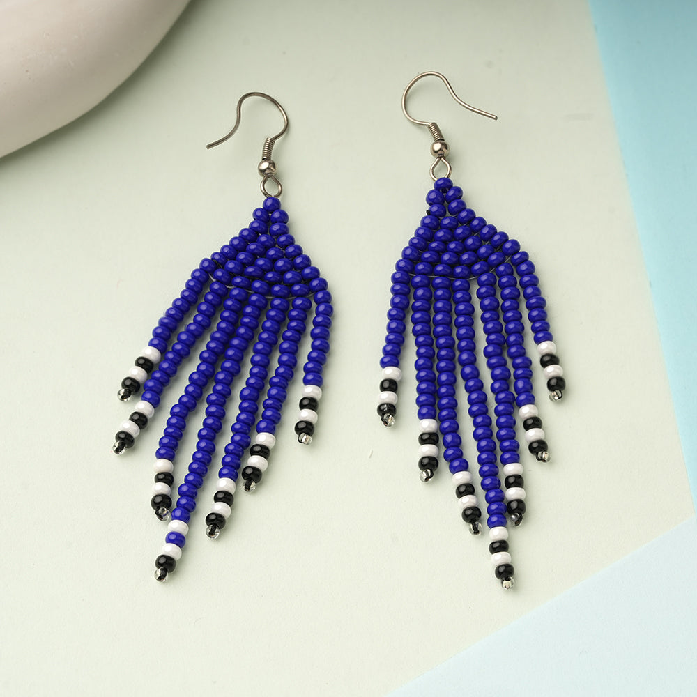 Bead Pop- Beaded dangler earrings