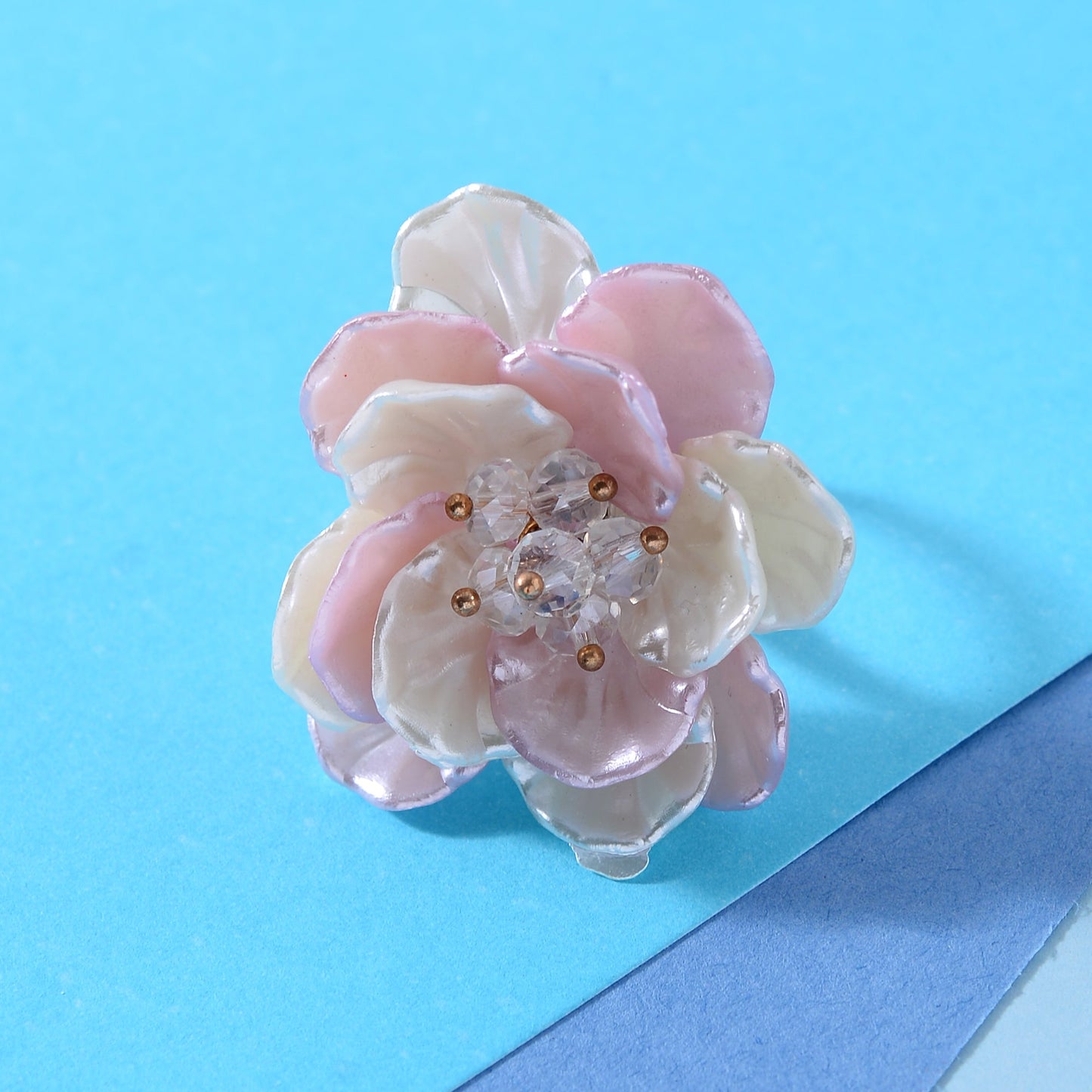 Pure Gleam- Flower shaped ring