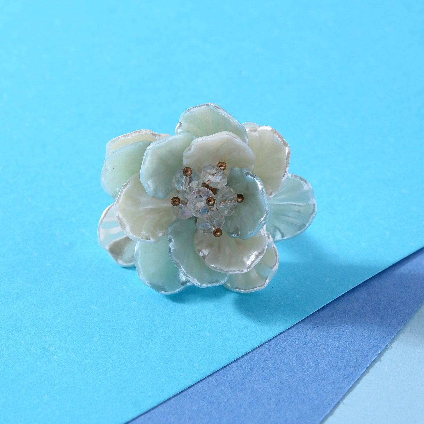 Pure Gleam- Flower shaped ring