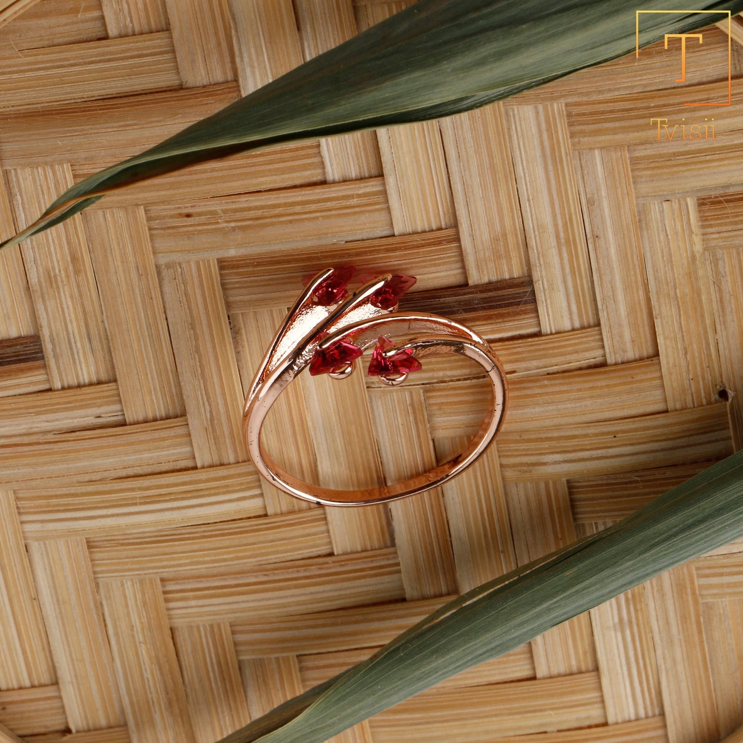 Eternal Shine- Stone studded metal ring
