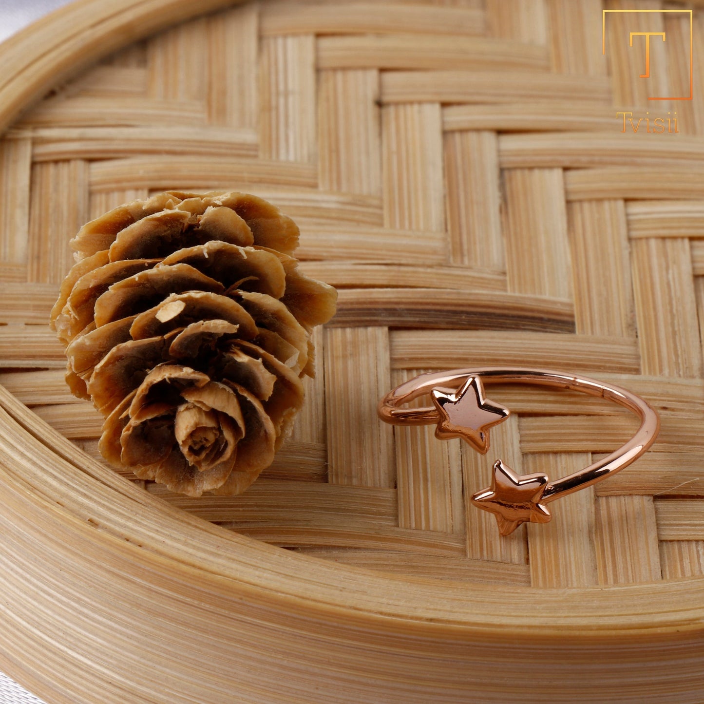 Polished Glow- Metal Ring