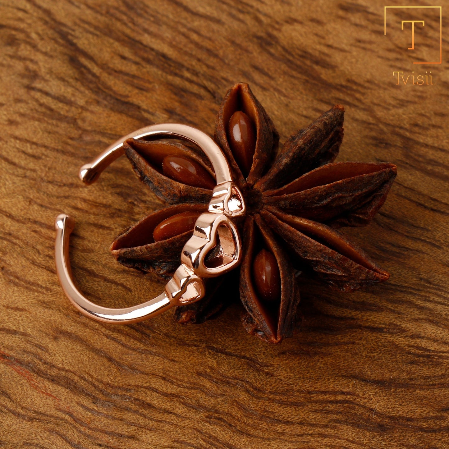 Shimmer Thread- Metal Ring