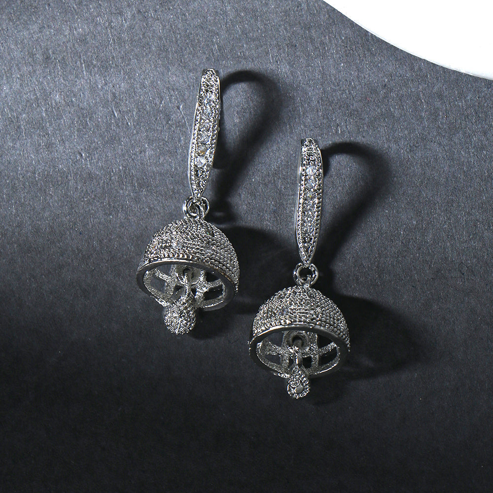 Vela- Stone studded dangler earrings