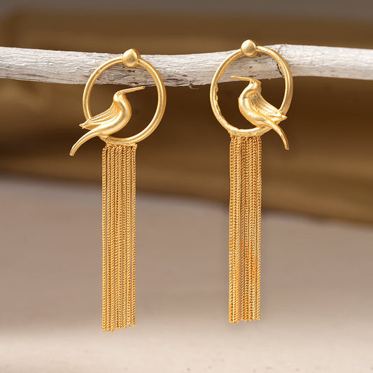 Aria- Hanging Tassles Dangler Earrings