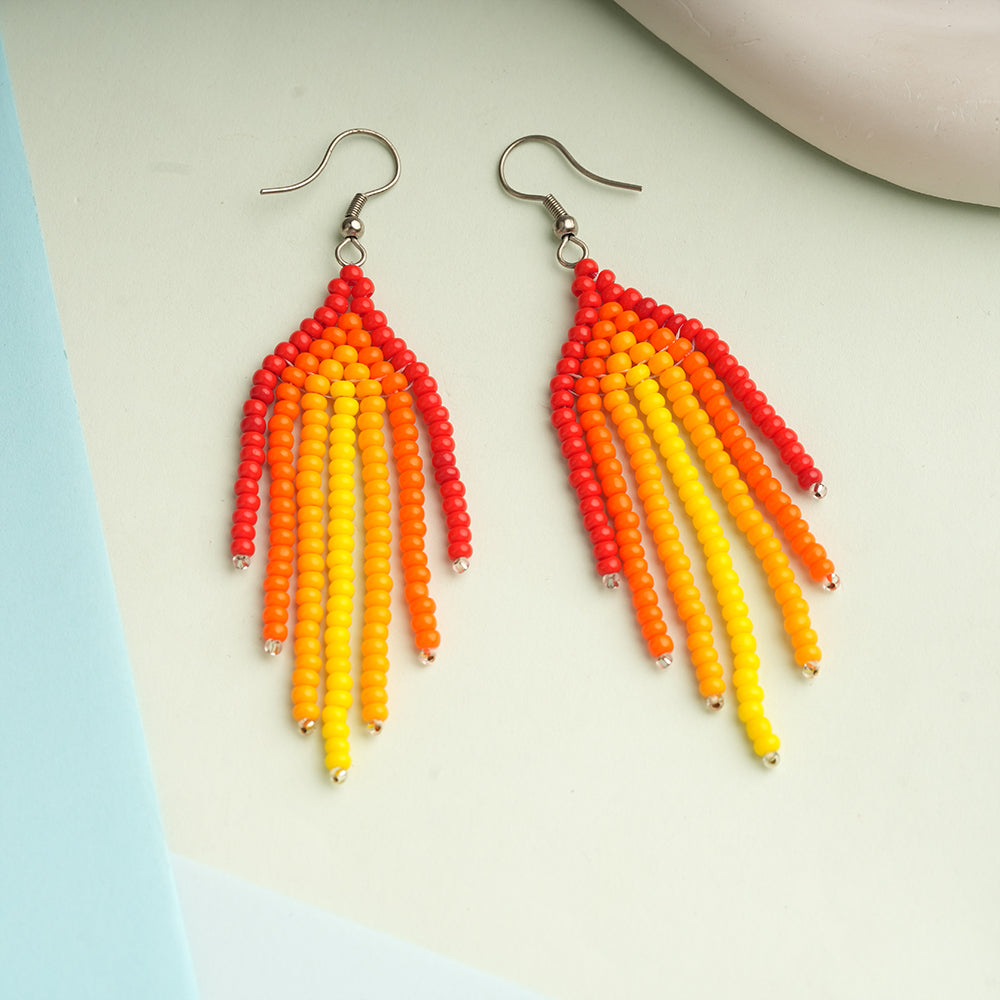 Bead Pop- Beaded dangler earrings