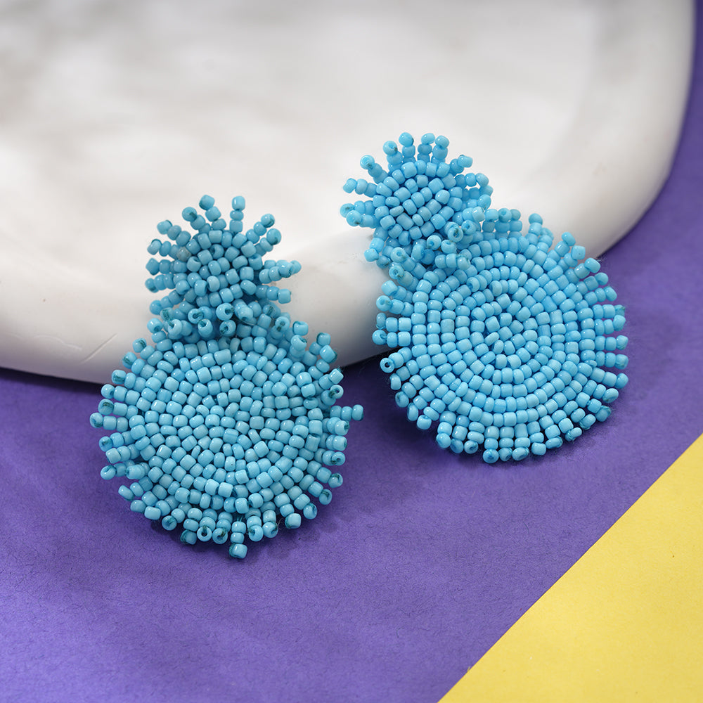 Beauty and the beads- Beaded Dangler Earrings.
