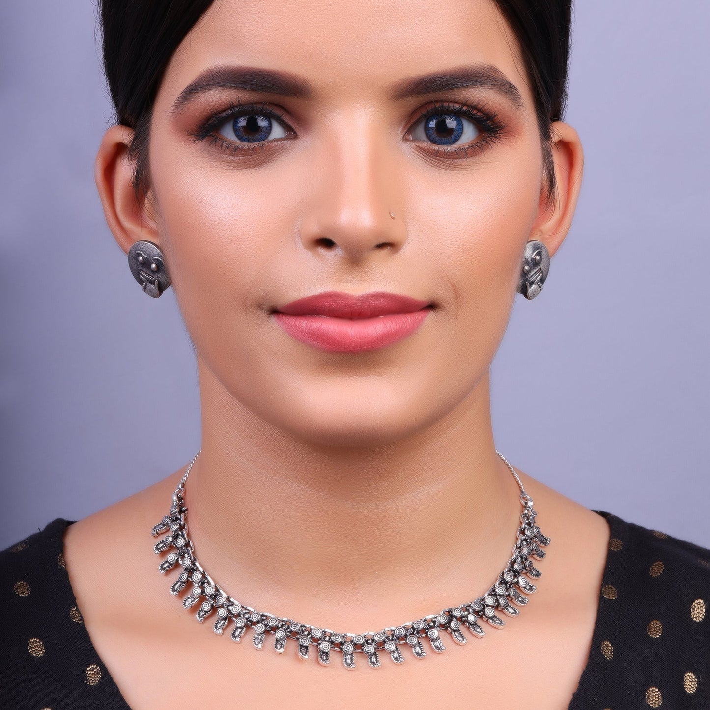 Mangalhar- Oxidised Necklace