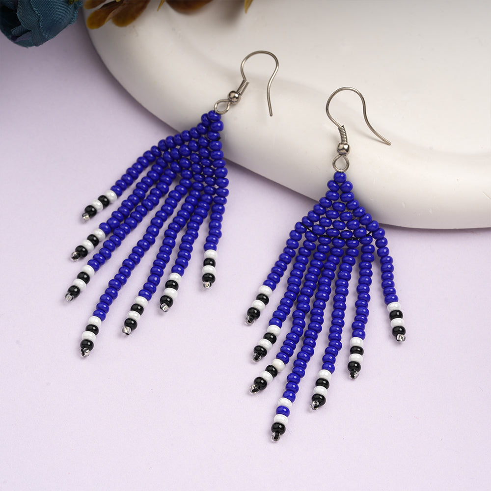 Bead Pop- Beaded dangler earrings