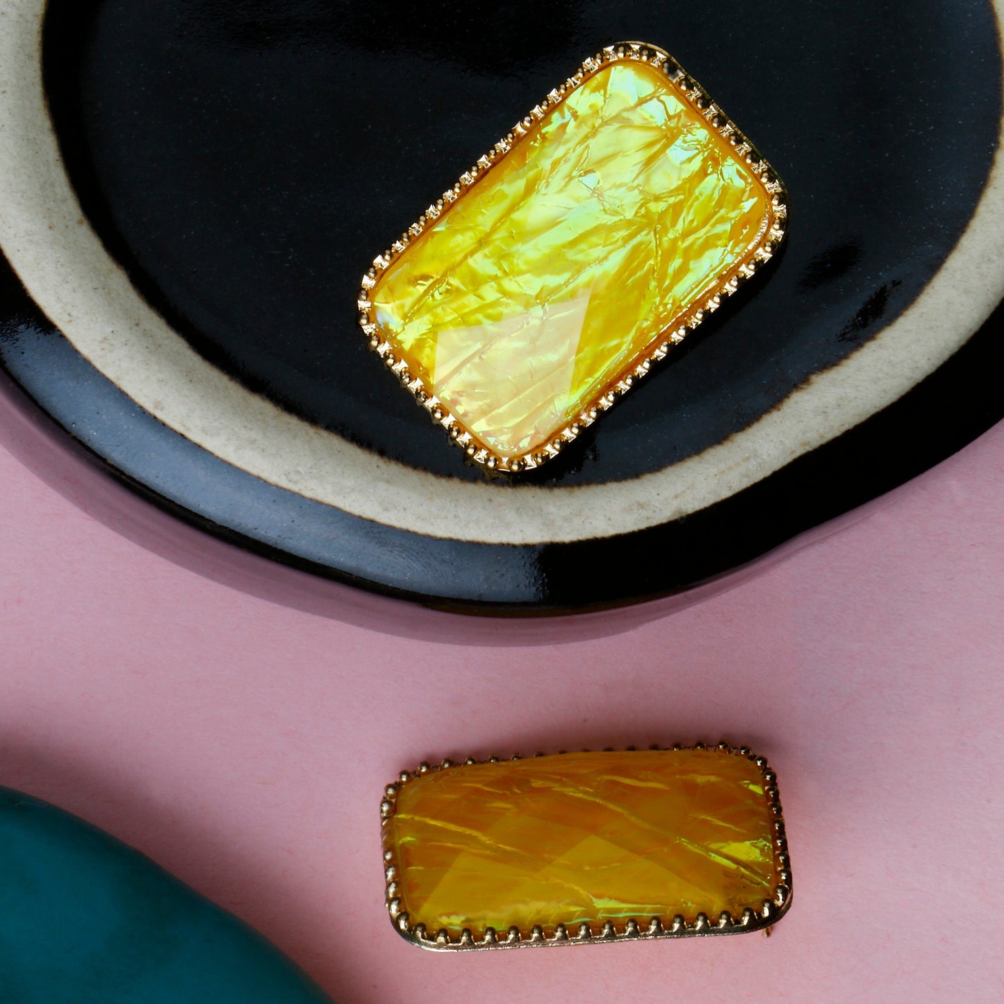 Sun Dance- Stone studded stud earrings