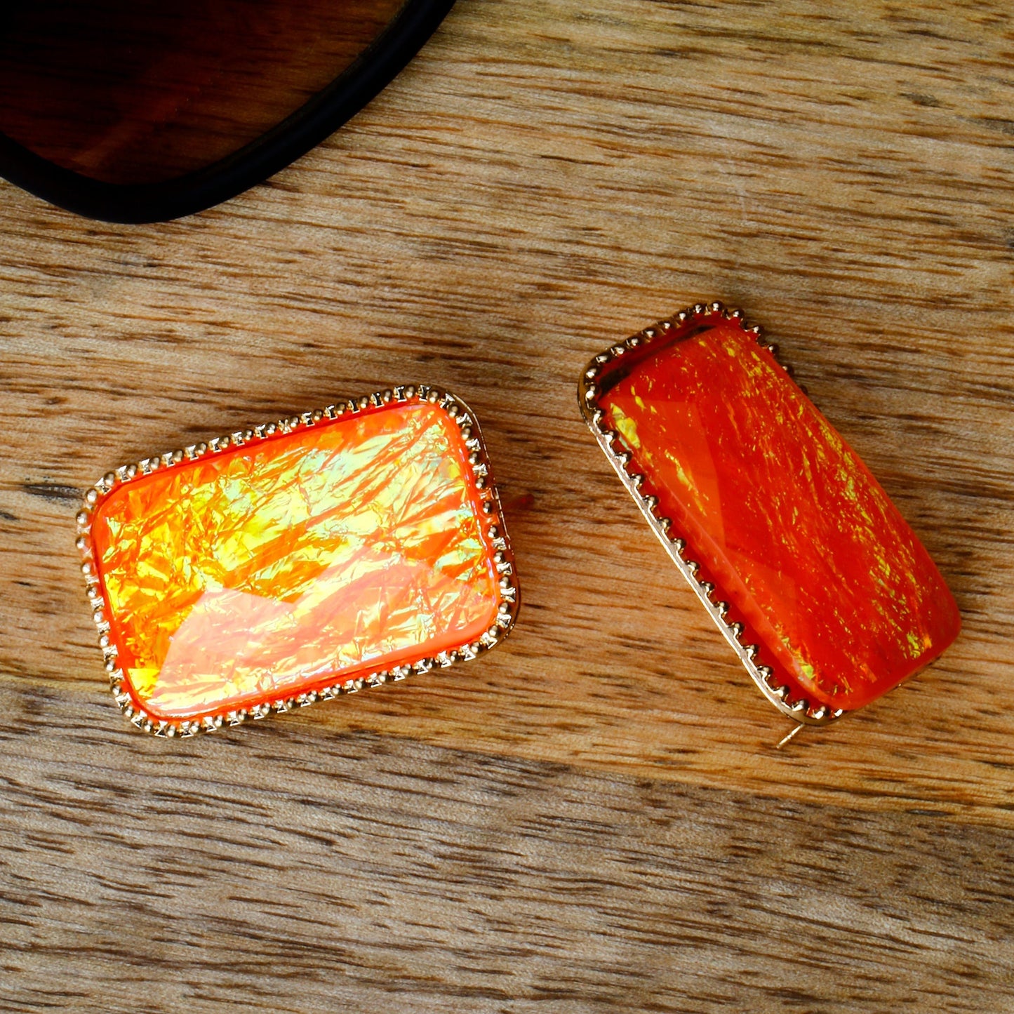 Sun Dance- Stone studded stud earrings