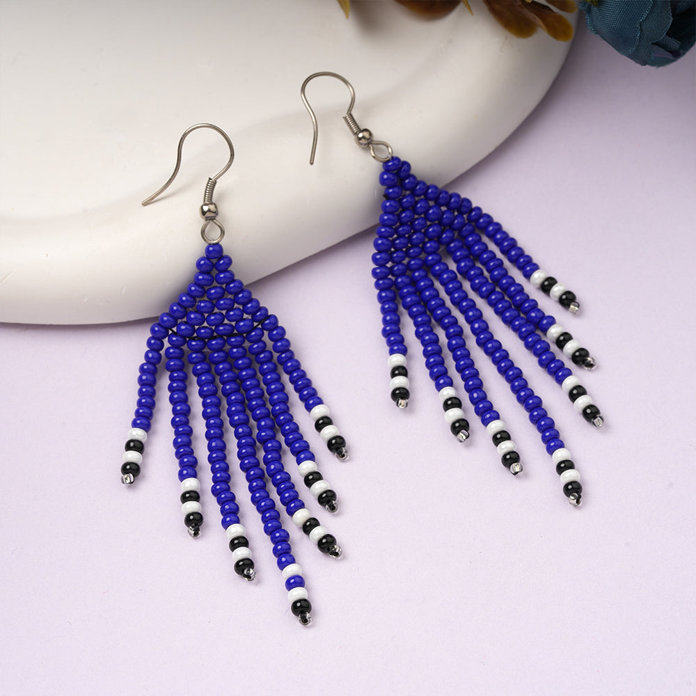 Bead Pop- Beaded dangler earrings