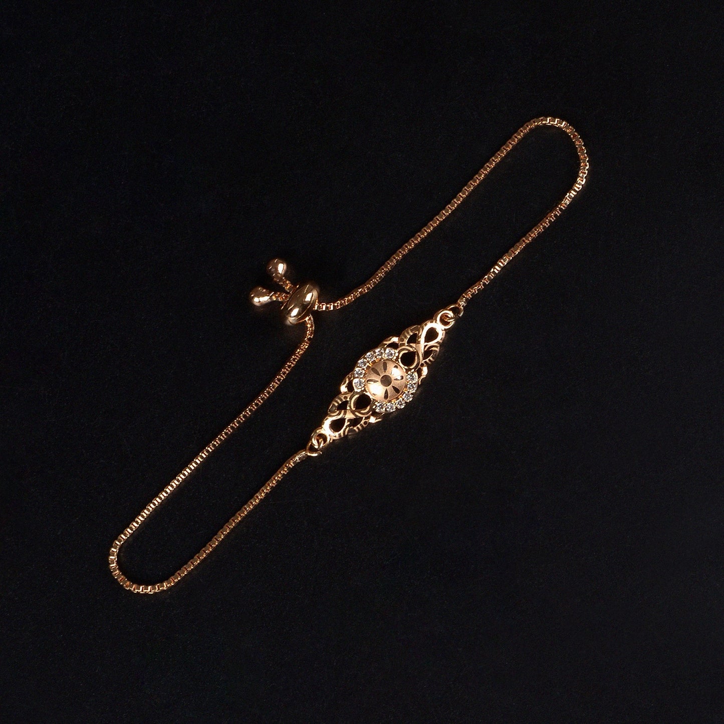 Contour Band- Golden Sleek Bracelet